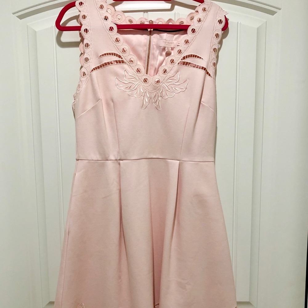 Ted Baker London Emalise A-Line V-Neck Dress